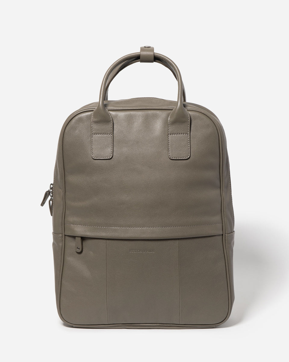 Finley Backpack Unisex Leather Backpack by Stitch & Hide