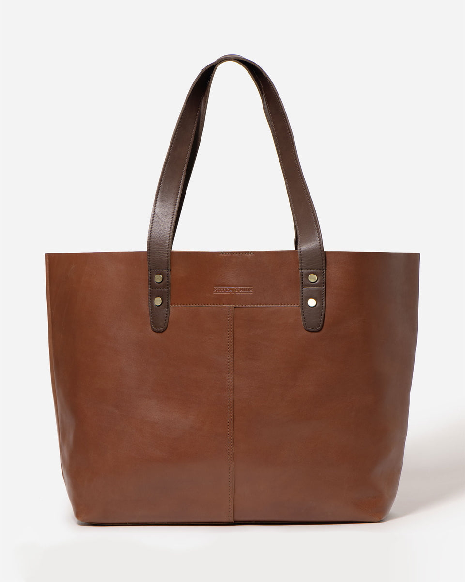 Emma Tote Bag Premium Leather Tote Bag by Stitch Hide
