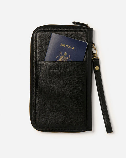 Passport Holder in Black