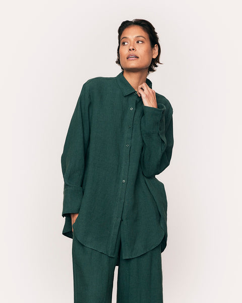 The Canopy textured Linen Shirt