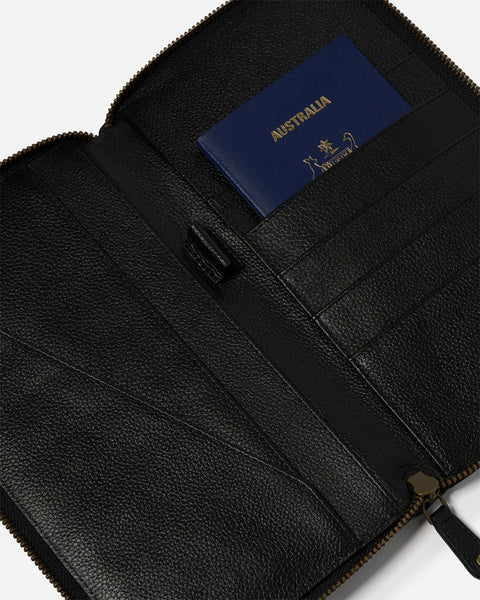 Passport Holder in Black