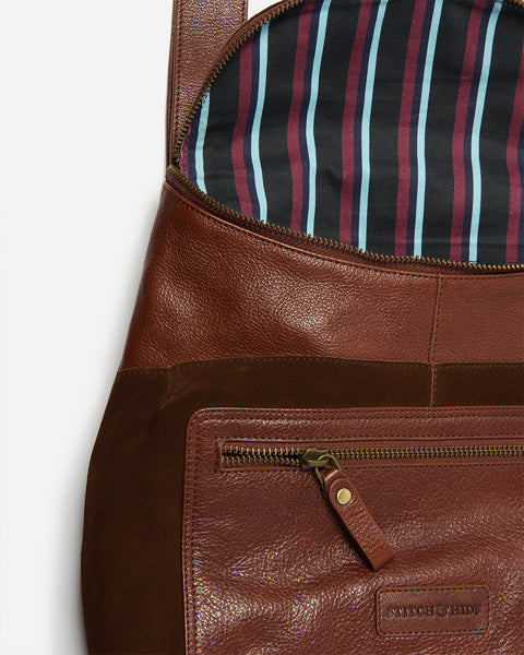 Avalon Bag in Chocolate Spliced