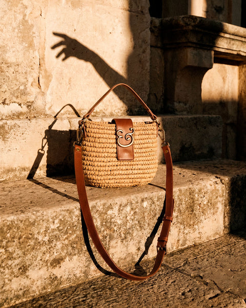 Noosa Bag in Raffia