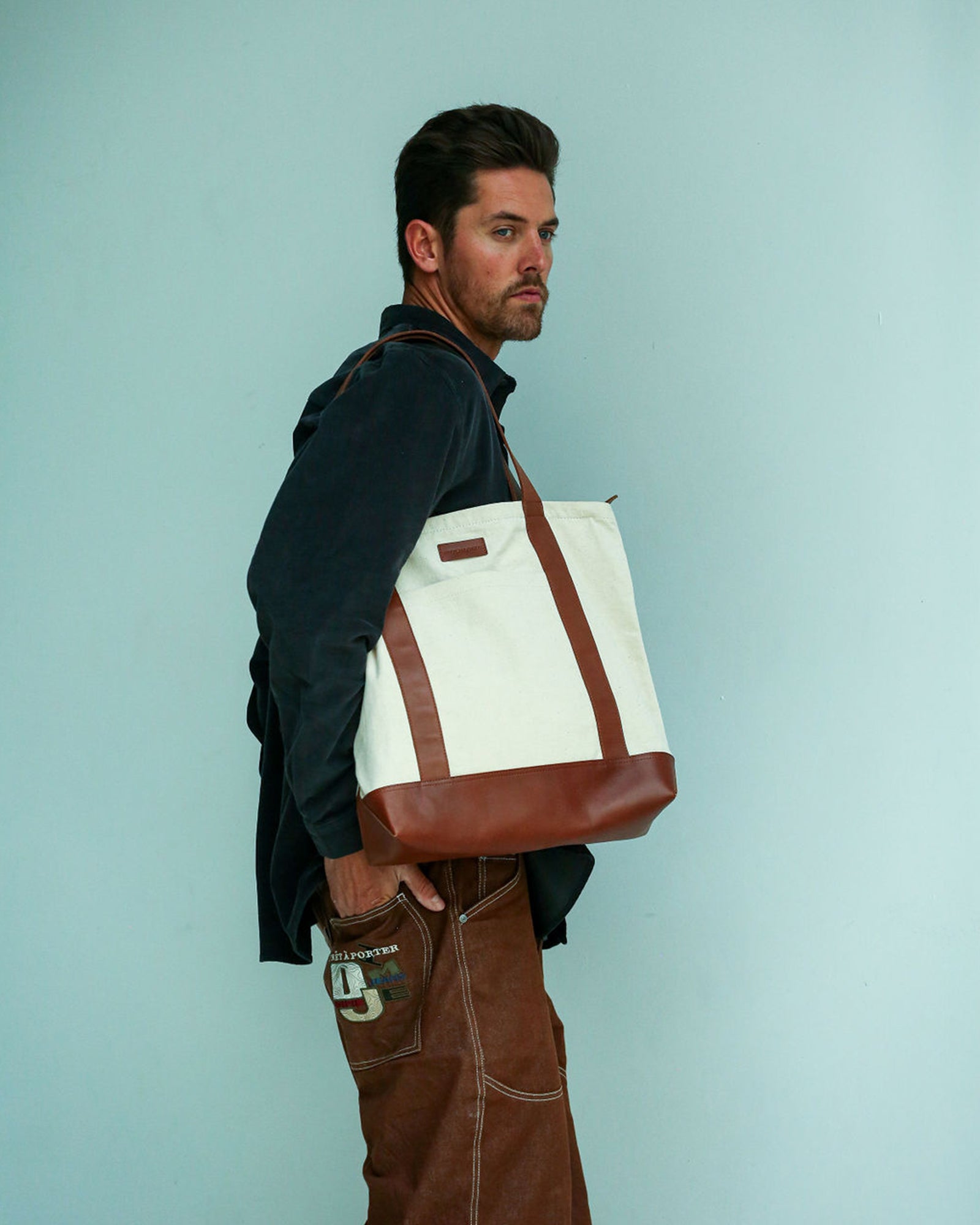 The Commuter Classic Tote Unisex Canvas Tote Bag Stitch & Hide