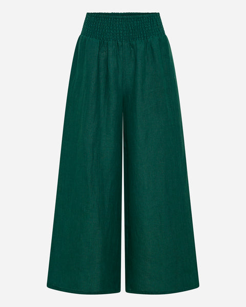The Forest Textured Linen Pant
