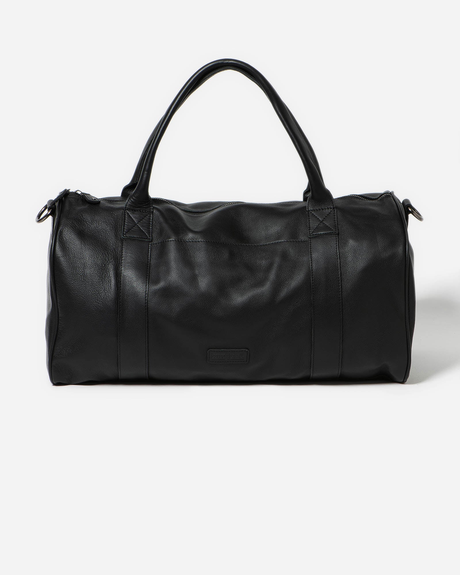 Globe Weekender - Leather Duffle Bag by Stitch & Hide