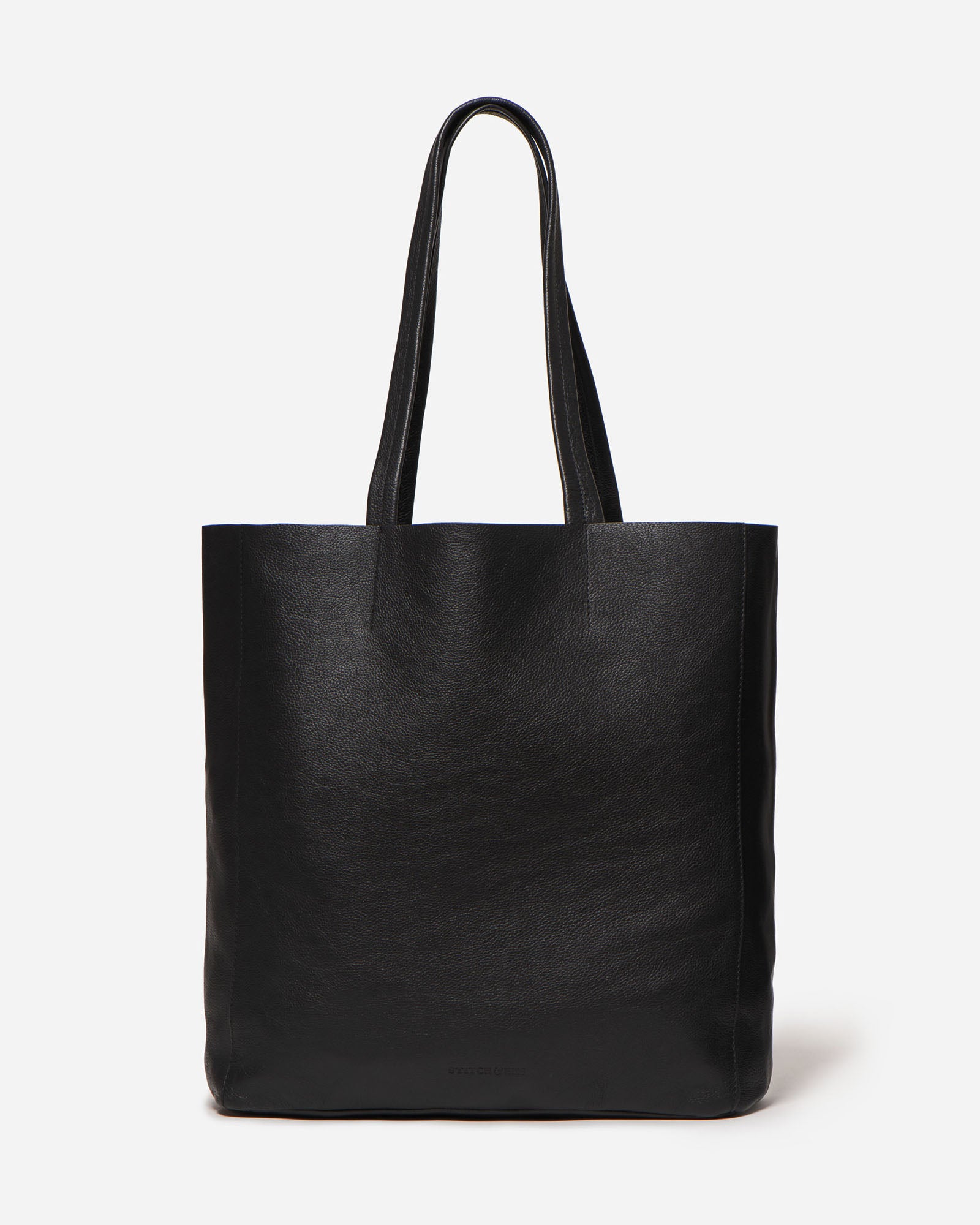 Georgia Tote Softest Leather Tote with a pocket by Stitch Hide