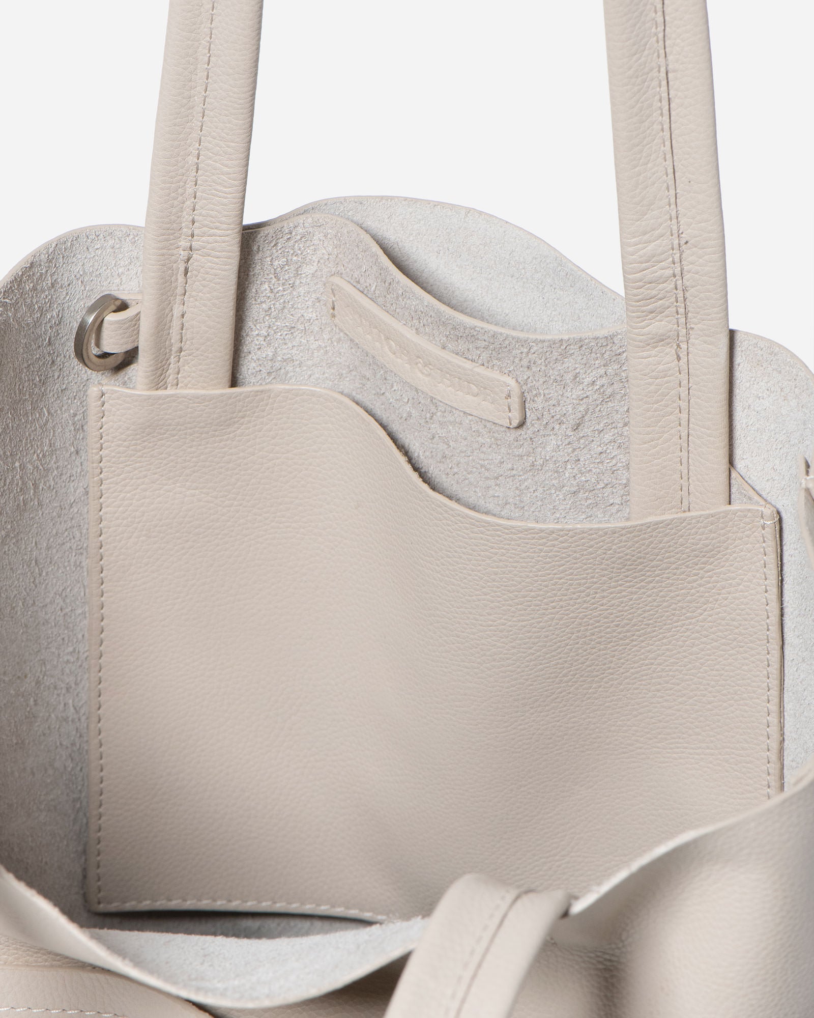 Georgia Mini Tote Leather Mini Tote with Pockets Stitch Hide
