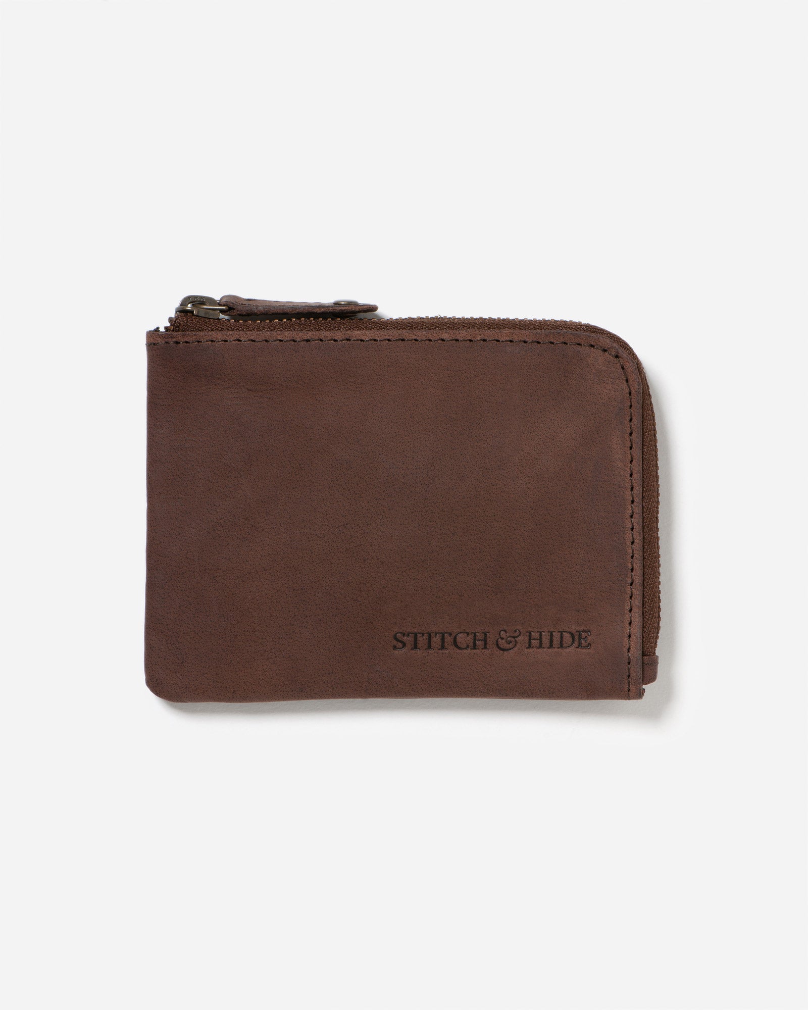 Hendrix Wallet - Mens Heritage Leather Wallet with a Zip – Stitch & Hide